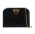 Clutch On Strap, £350, Handbags, Black, Leather, Front view